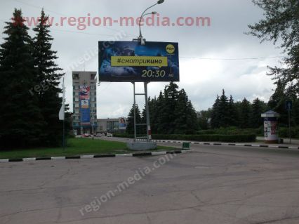 Размещение рекламы компании "Рен ТВ" на щитах 3х6 в г. Ульяновск