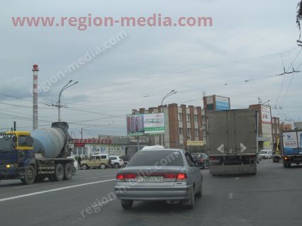Размещение рекламы  ЖК "на Ельцовской" на щитах 3х6  в Новосибирске