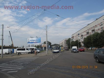 Размещение рекламы  компании "МастерСлух" на щитах 3х6  в Калининграде