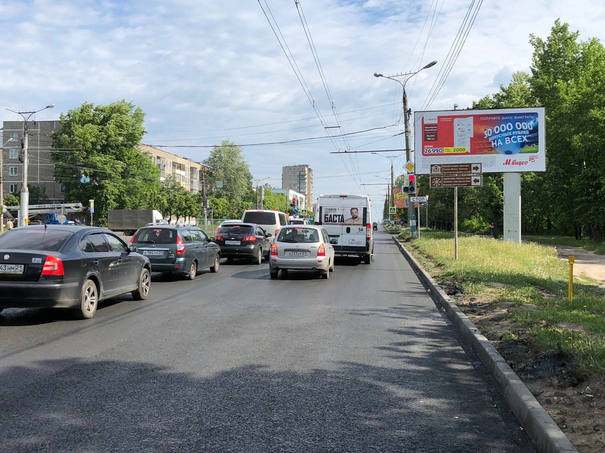 Щит 3х6 в г. Чебоксары | Марпосадское шоссе (напротив Эверест, в районе д.  32 Б | ООО 