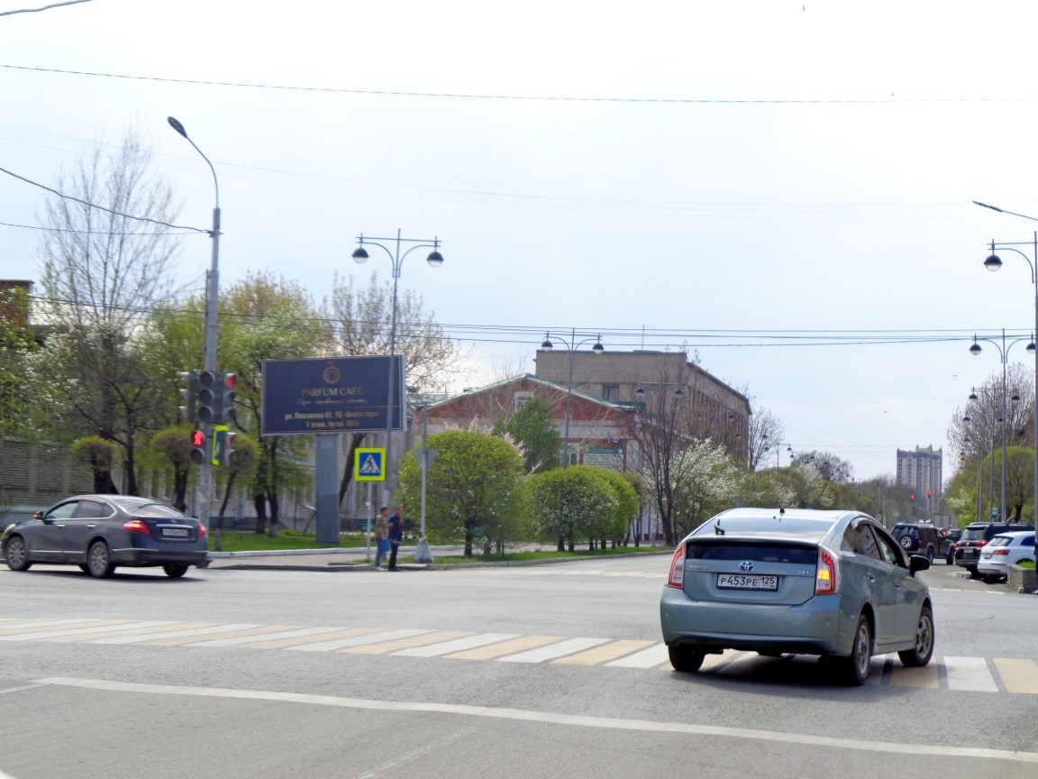 Размещение рекламы "PARFUM CAFE" на видеоэкране в г. Уссурийск