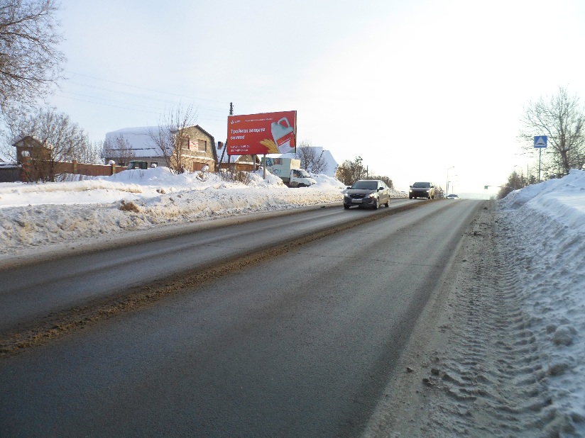 Размещение рекламы нашего клиента "Шанс" на щитах 3х6 в г. Киров