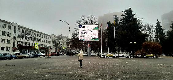 Размещение рекламы на видеоэкране нашего клиента "МРТ+" в г. Шахты