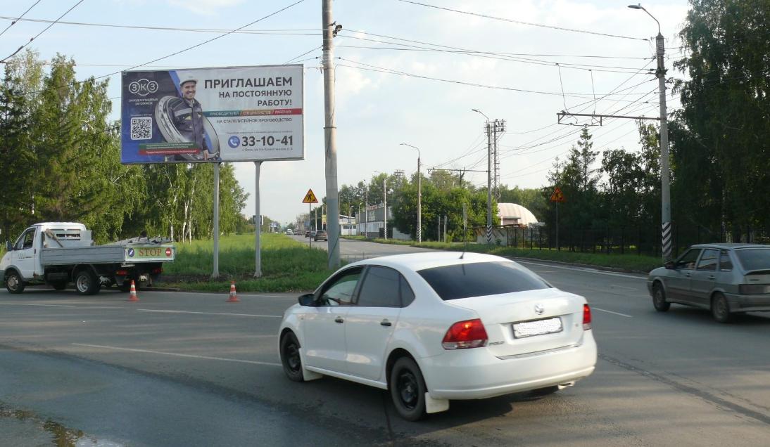 Размещение компании "Завод Кольцевых Заготовок" на щитах 3х6 в городе Омск