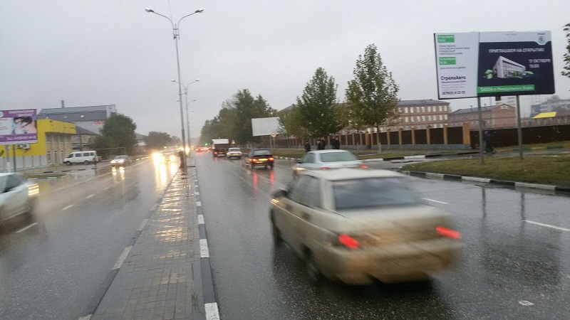 Размещение рекламы  компании "Шкода" на щитах 3х6  в Грозном