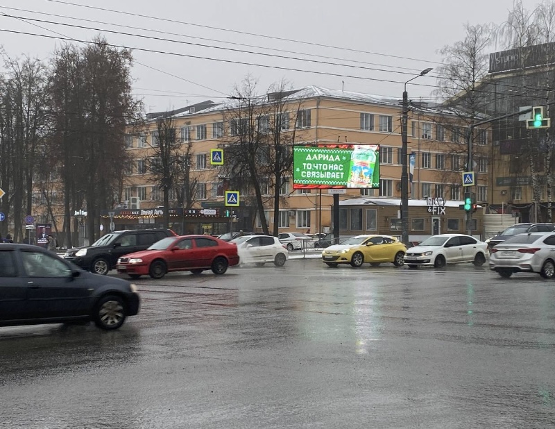 Размещение рекламы на щитах 3х6 нашего клиента «Дарида» в Смоленске