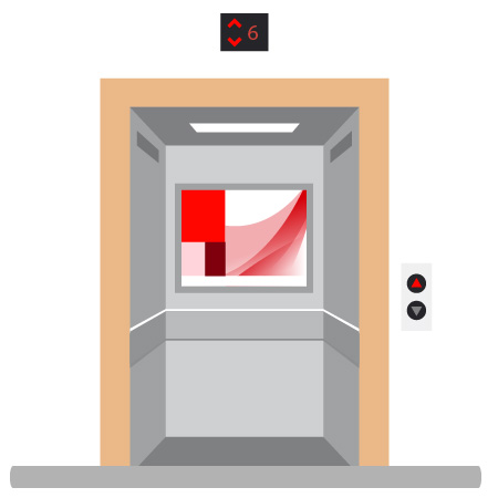 Реклама в лифтах