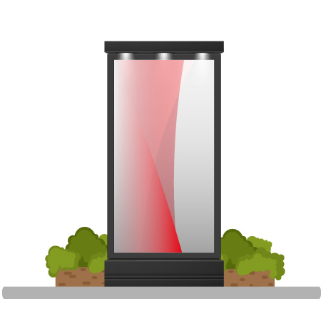 Реклама на пилларсах по всей России