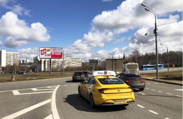 Установлен новый цифровой билборд в Москве (Северное Бутово)