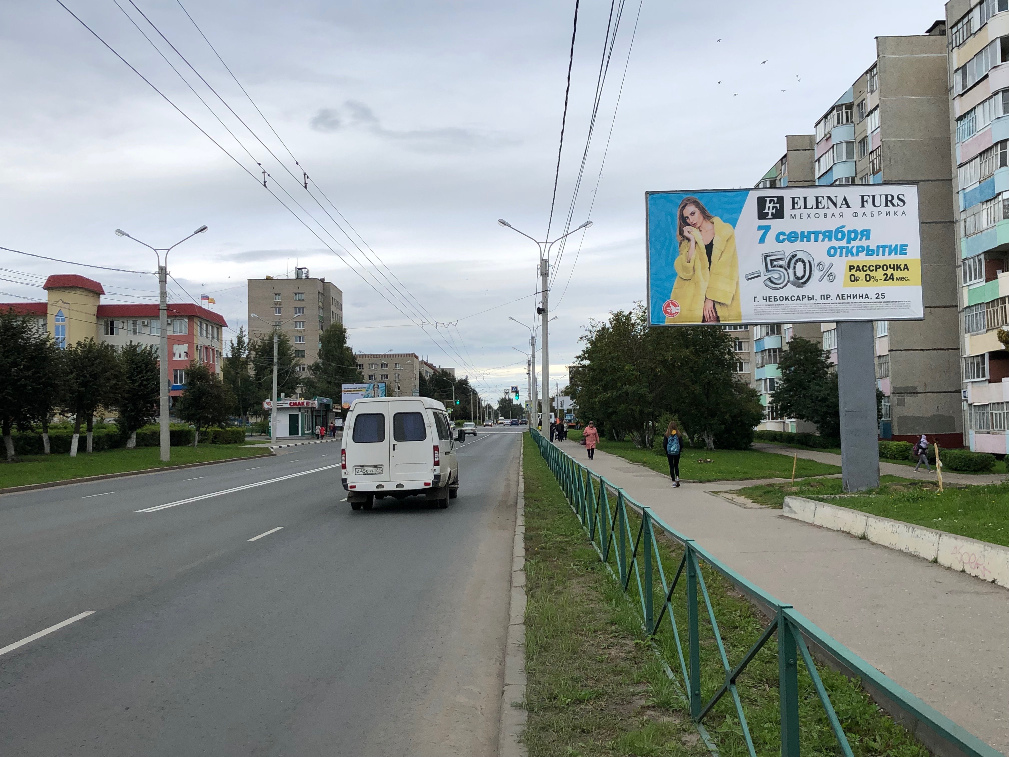 Щит 3х6 в г. Новочебоксарск | г. Новочебоксарск, ул.Винокурова, 51 (Сбербанк)_А.  | ООО 