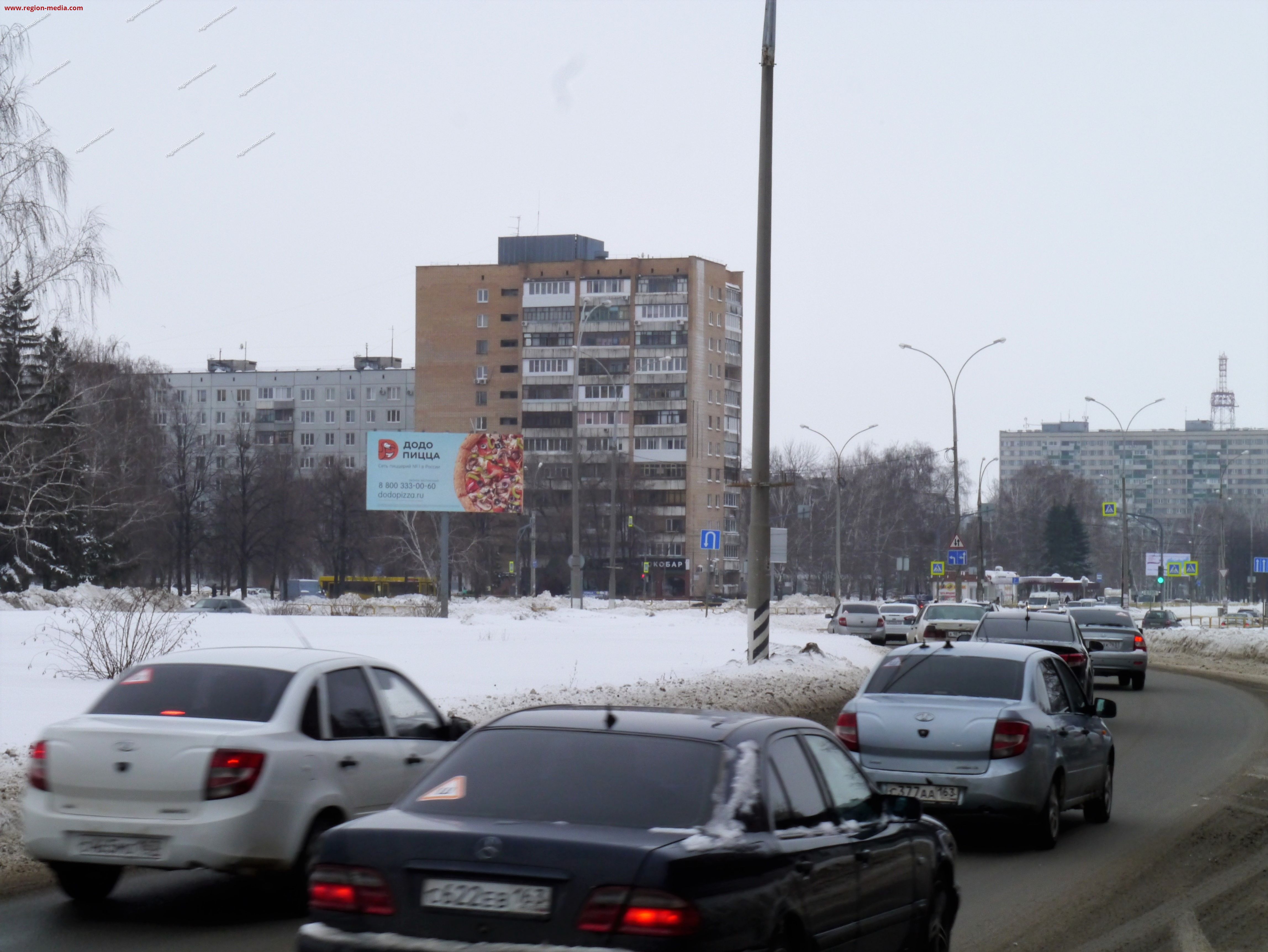 Щит 3х6 в г. Тольятти | ул. Свердлова, в районе д. 11а по ул.  Революционной, опора № 5 А2 | ООО 