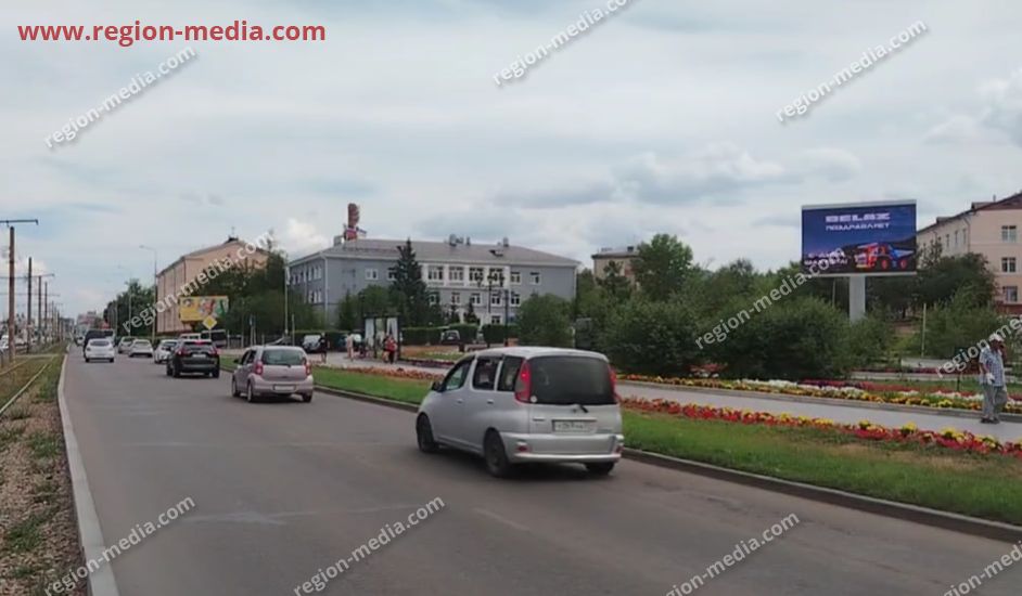 Размещение рекламы ООО «Промтехснаб»  на видеоэкране в г. Улан-Удэ