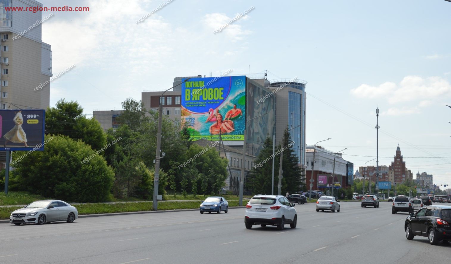 Размещение рекламы на видеоэкране "Курорт Яровое" в Омск