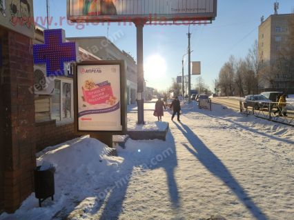 Стартовало размещение рекламы аптеки "Апрель" на сити-формате в г. Кирово-Чепецк