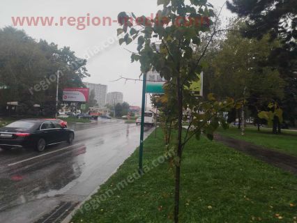 Размещение рекламы  компании "АВТОПИТЕР" на щитах 3х6  в Нальчике