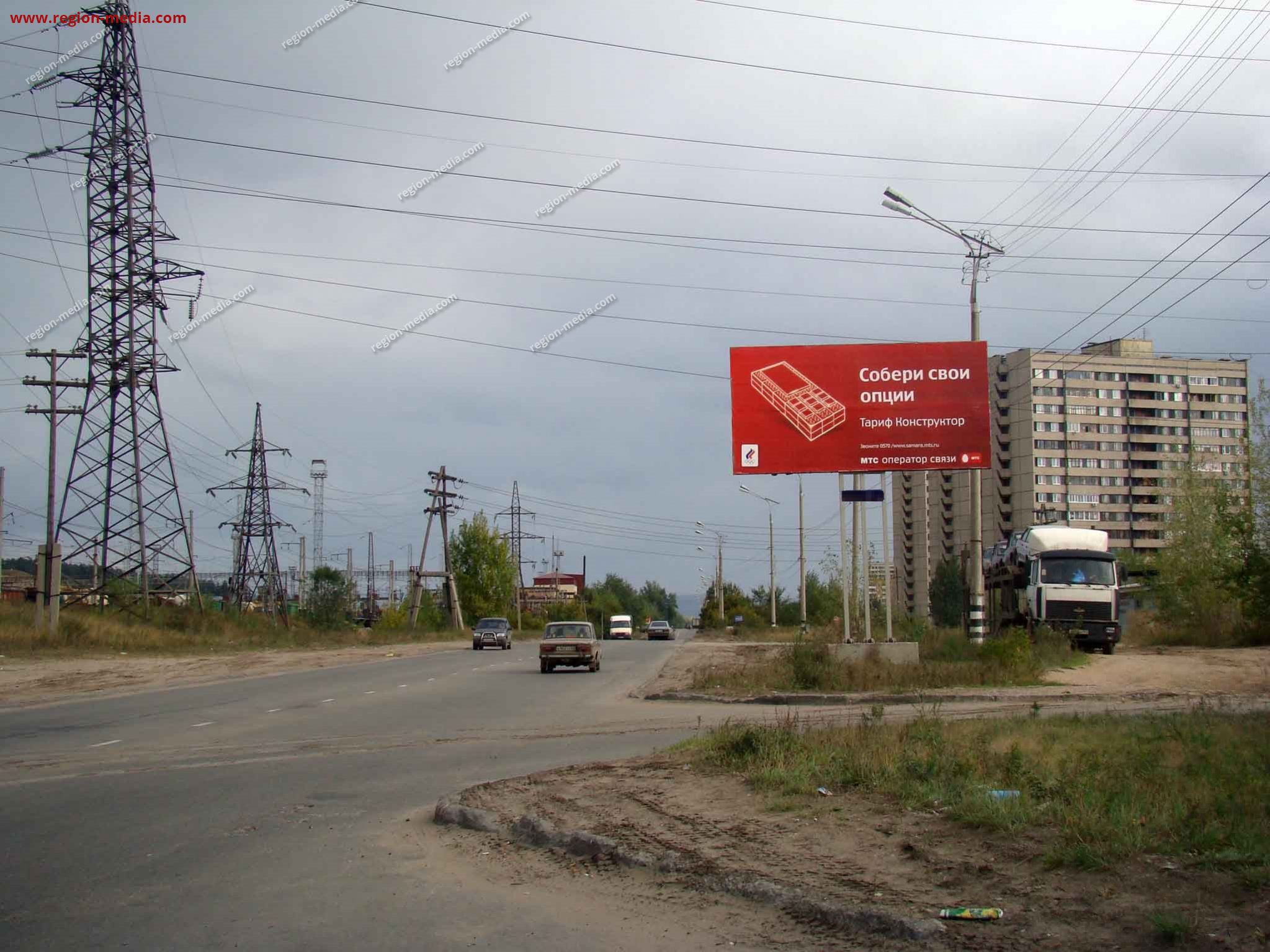 Щит 3х6 в г. Тольятти | Железнодоржная, дом 5, остановка Московское шоссе,  А | ООО 