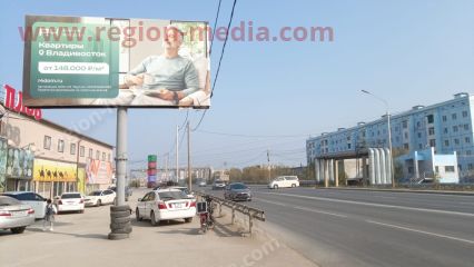 Размещение рекламы жилого квартал "Р4" на щитах 3х6 в Якутск