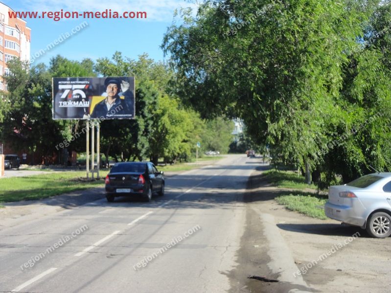 Размещение рекламы  компании "Тяжмаш" на щитах 3х6 в Сызрани