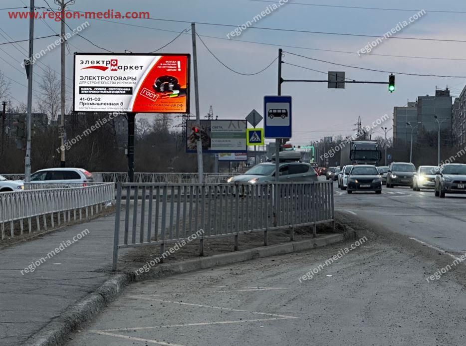 Размещение рекламы компании ООО «ТД «Электросистемы» на видеоэкранах в Хабаровске