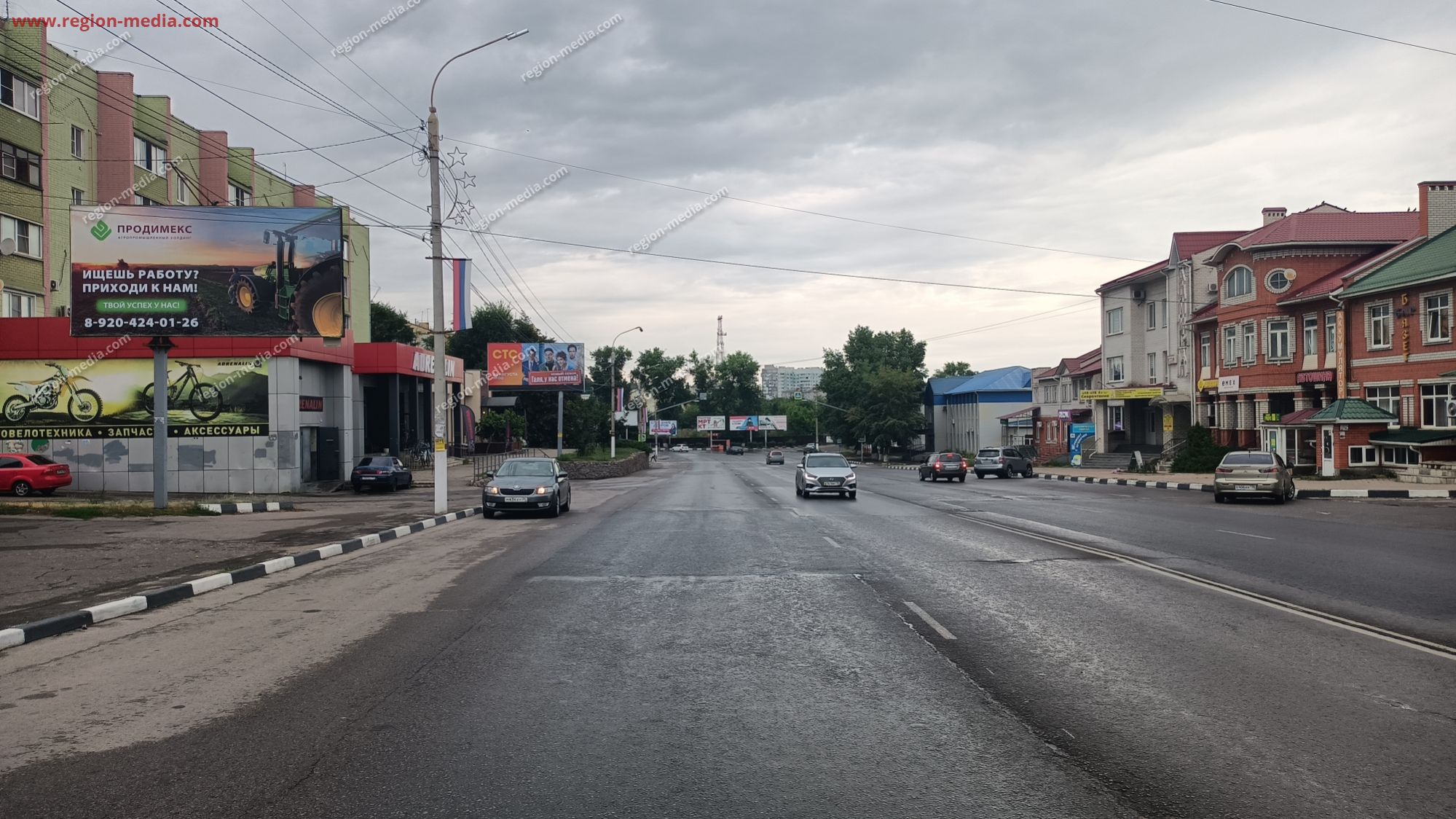 Размещение рекламы нашего клиента ООО "Центрально-черноземная агропромышленная компания"    на щитах 3х6 в г. Лиски