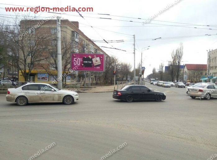 Размещение рекламы нашего клиента "Рив Гош" на щитах 3х6 в г. Ставрополь