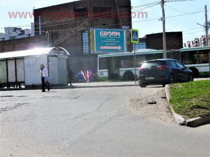 Размещение рекламы компании "Groom" на щитах 3х6 в городе Череповец