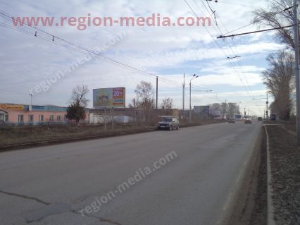 Размещение рекламы  компании "Азбука мебели" на щитах 3х6  в Альметьевск