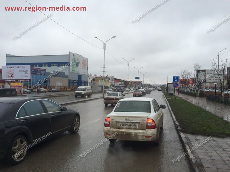 Размещение рекламы ОАО «Автоприцеп-КАМАЗ» на щитах 3х6 в городе Грозный
