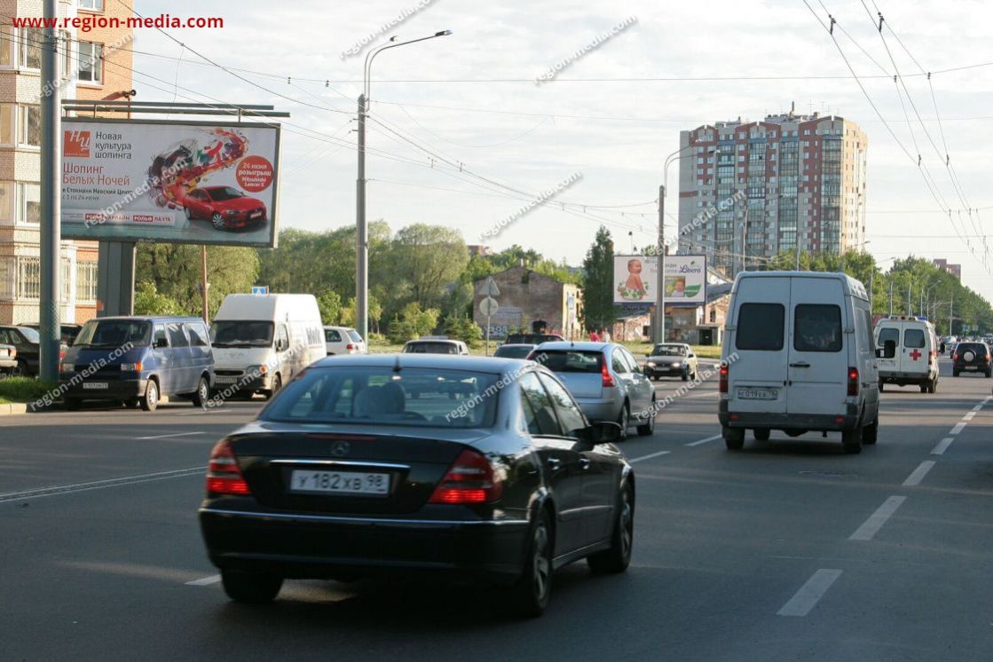 Щит 3х6 в г. Санкт-Петербург | Светлановский пр. 69 - ул. Веденеева Б | ООО  