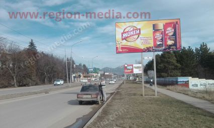 Размещение рекламы компании "Жокей" на щитах 3х6 в городе Ессентуки