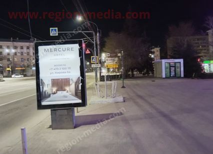 Размещение рекламы  ООО "М-Отель"   на сити-формате в г. Воронеж