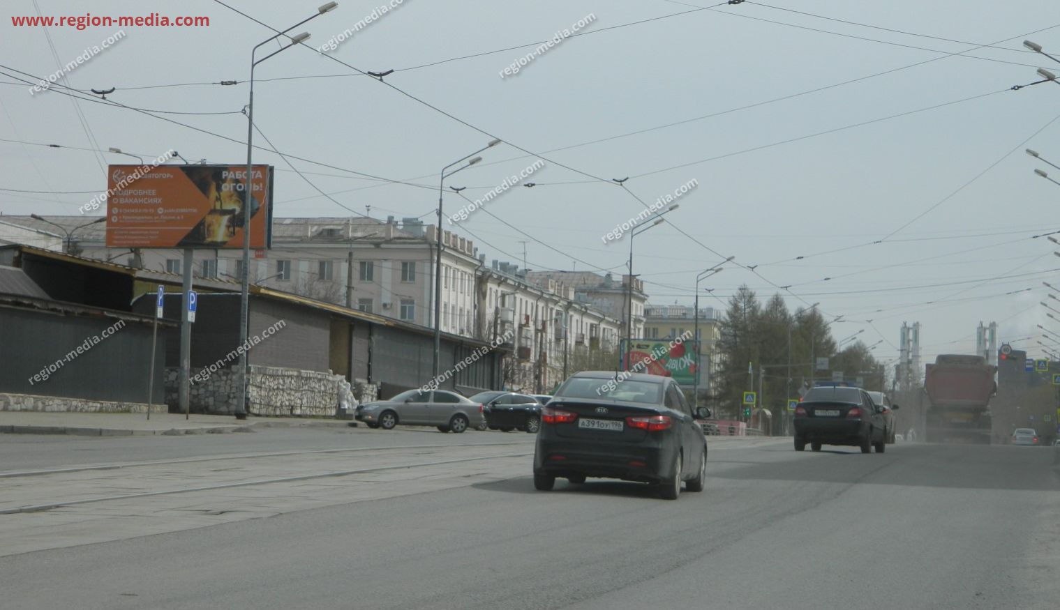 Размещение рекламы компании АО «Святогор» на щитах 3х6 в городе Нижний Тагил