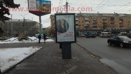 Размещение рекламы информационного портала "МойБизнес.рф" на сити-формате в г. Тула