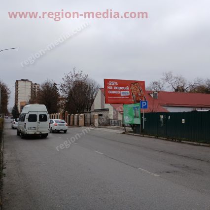 Размещение на щитах 3х6 компании "Додо Пицца" в городе Назрань