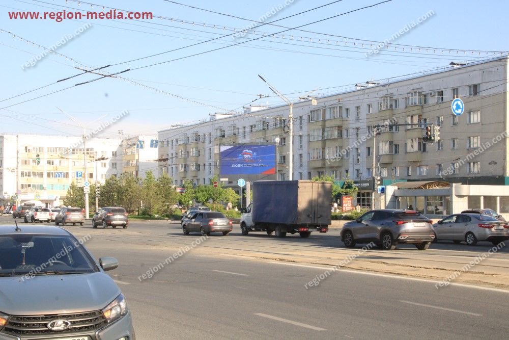 Размещение рекламы на видеоэкране "Единая Россия" в Уфе