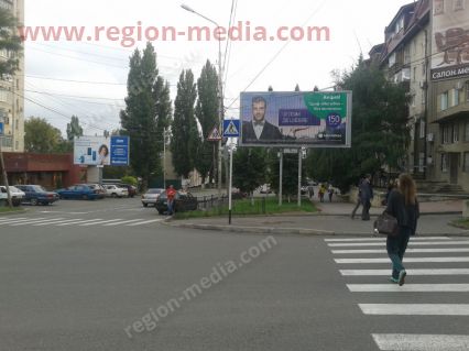 Размещение рекламы компании "Мегафон" на щитах 3х6 в городе Ставрополь
