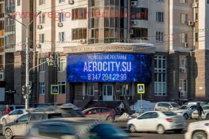 Установлен новый медиафасад в городе Уфа