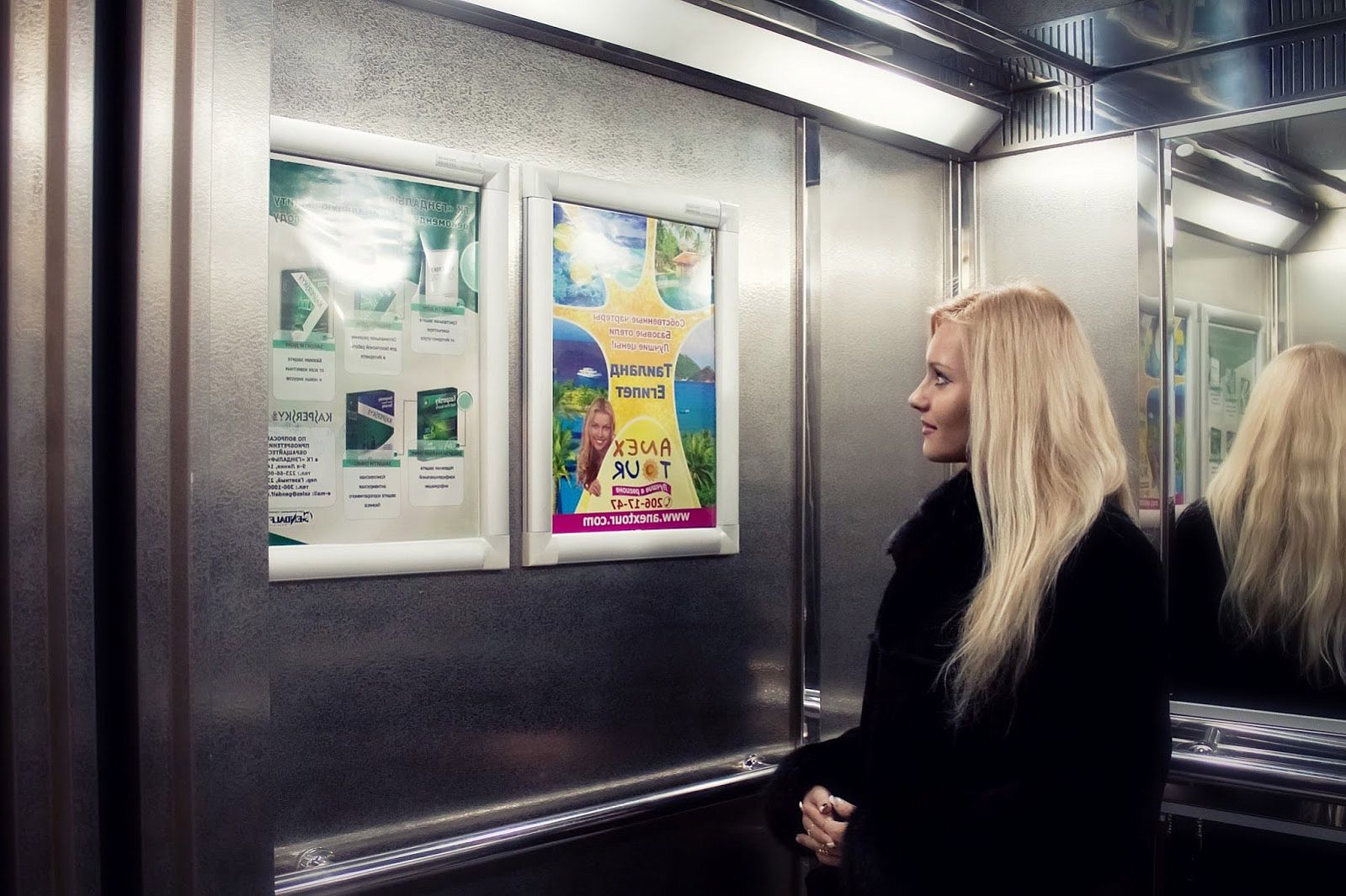 Реклама в лифтах – что такое и чего от нее ждать?