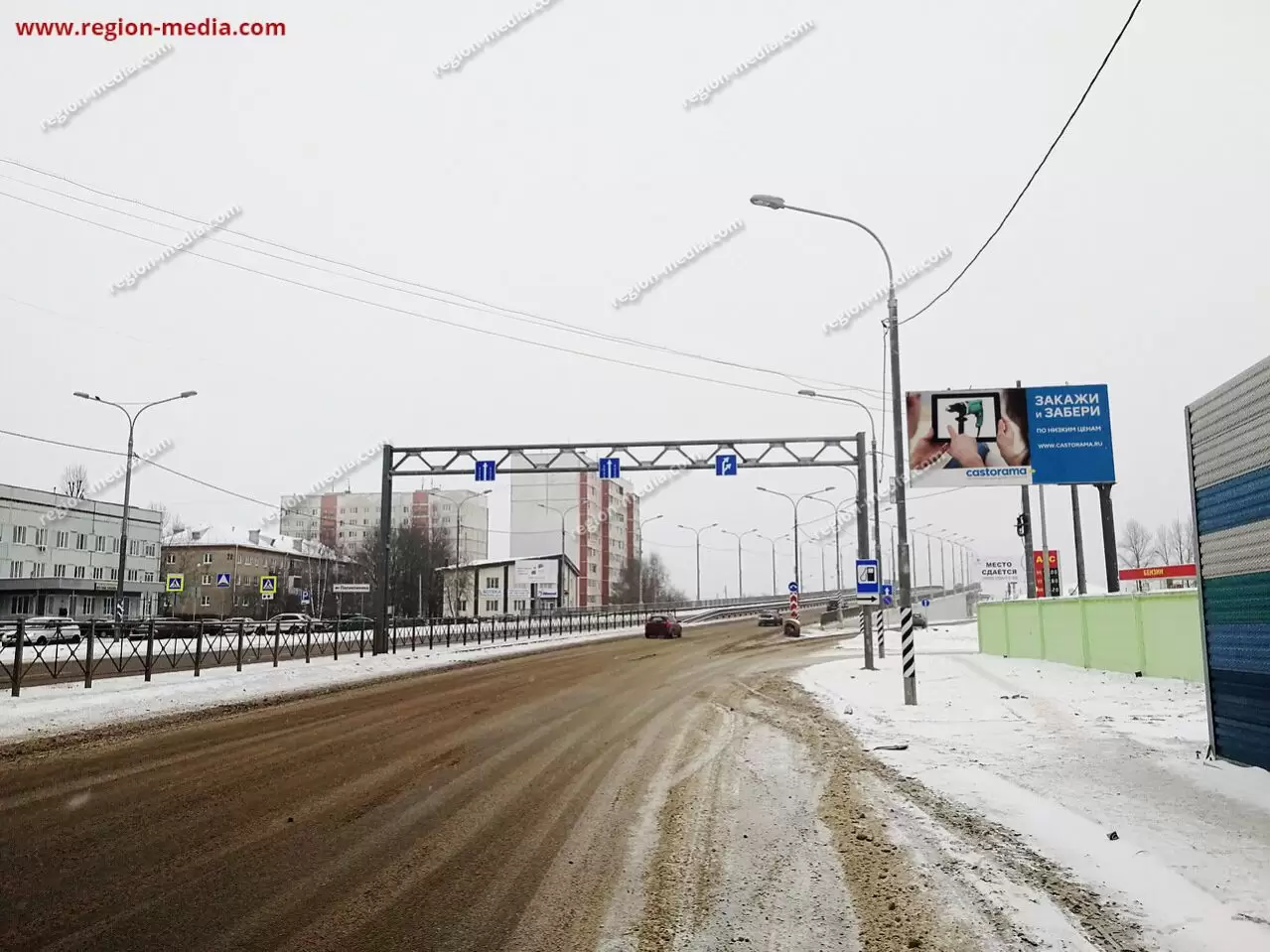 Щит 3х6 в г. Тучково | Московская область, Рузский район, п. Тучково, ул.  Кирова (1) А | ООО 